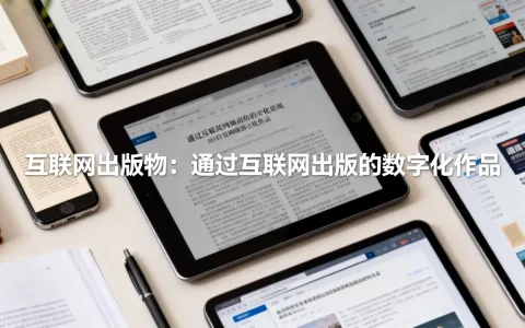 什么是互联网出版物？互联网出版物定义及范围