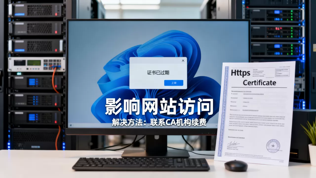 https证书过期影响网站吗？https证书过期怎么解决
