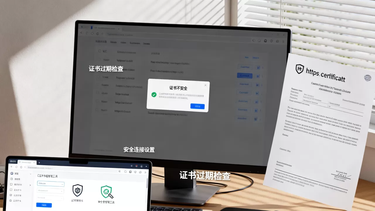网站提示https证书不安全怎么办？https证书过期怎么解决