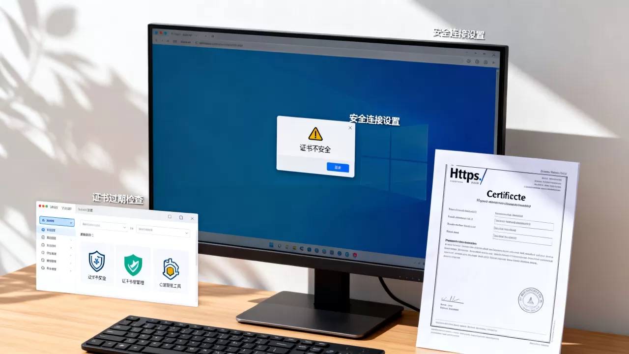 网站提示https证书不安全怎么办？https证书过期怎么解决