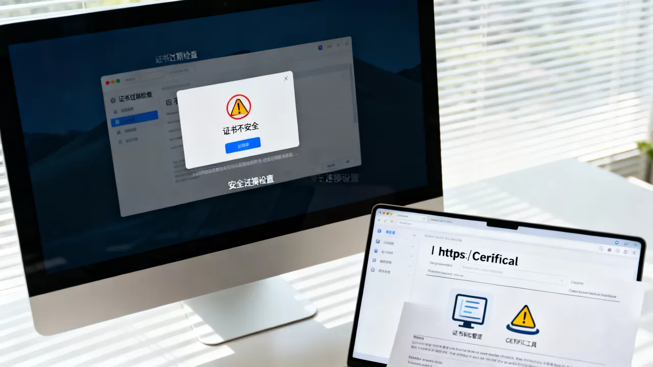 网站提示https证书不安全怎么办？https证书过期怎么解决