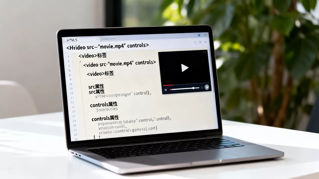 html视频怎么播放？html5视频标签用法