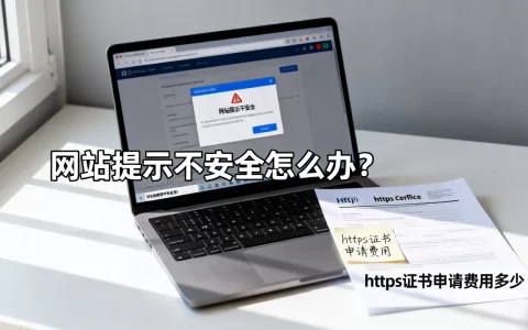 网站提示不安全怎么办？https证书申请费用多少
