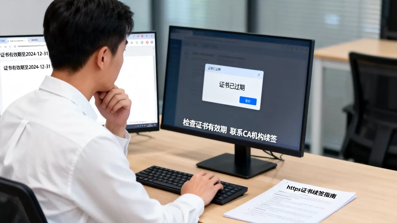 https证书过期怎么办?如何快速解决https证书过期 https证书过期怎么办?如何快速解决https证书过期