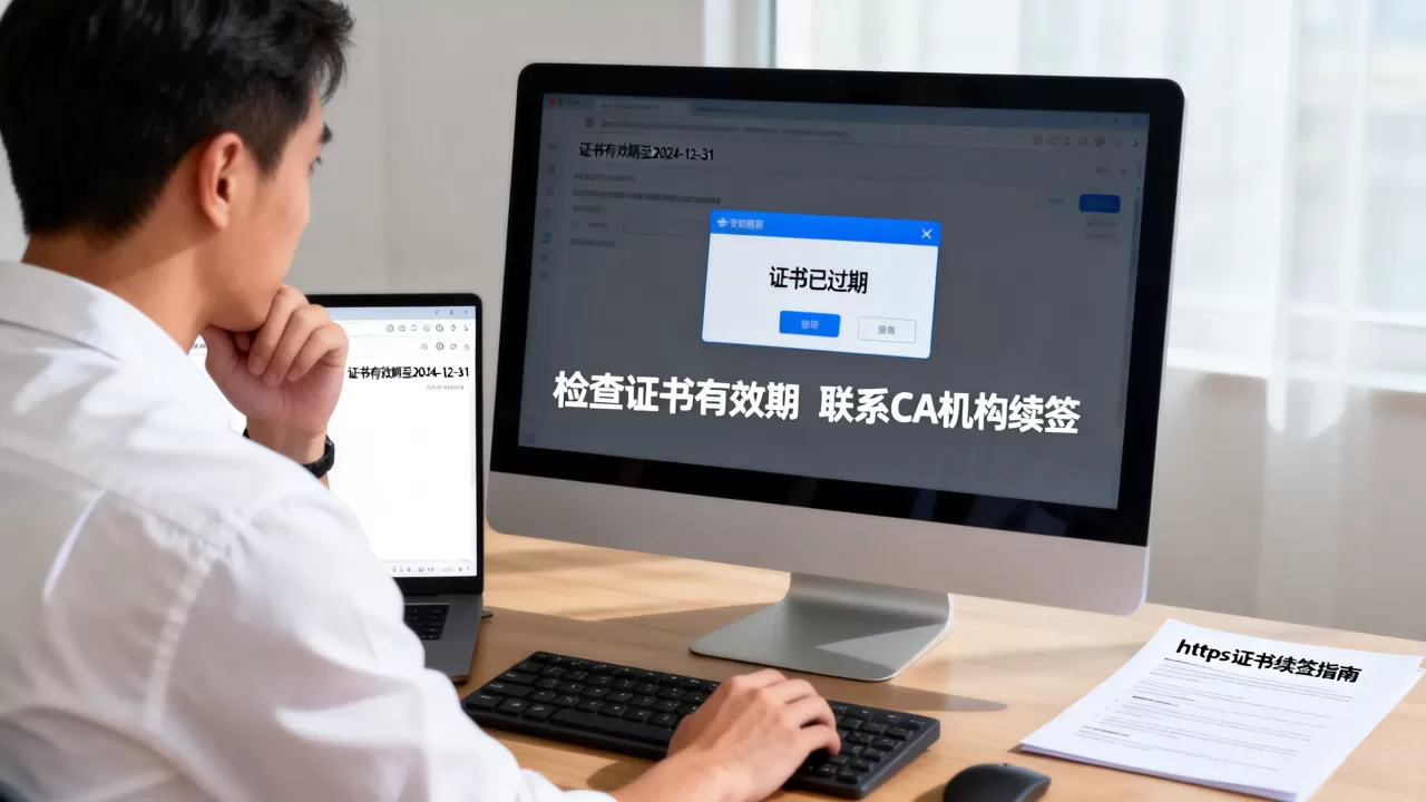 https证书过期怎么办?如何快速解决https证书过期 https证书过期怎么办?如何快速解决https证书过期