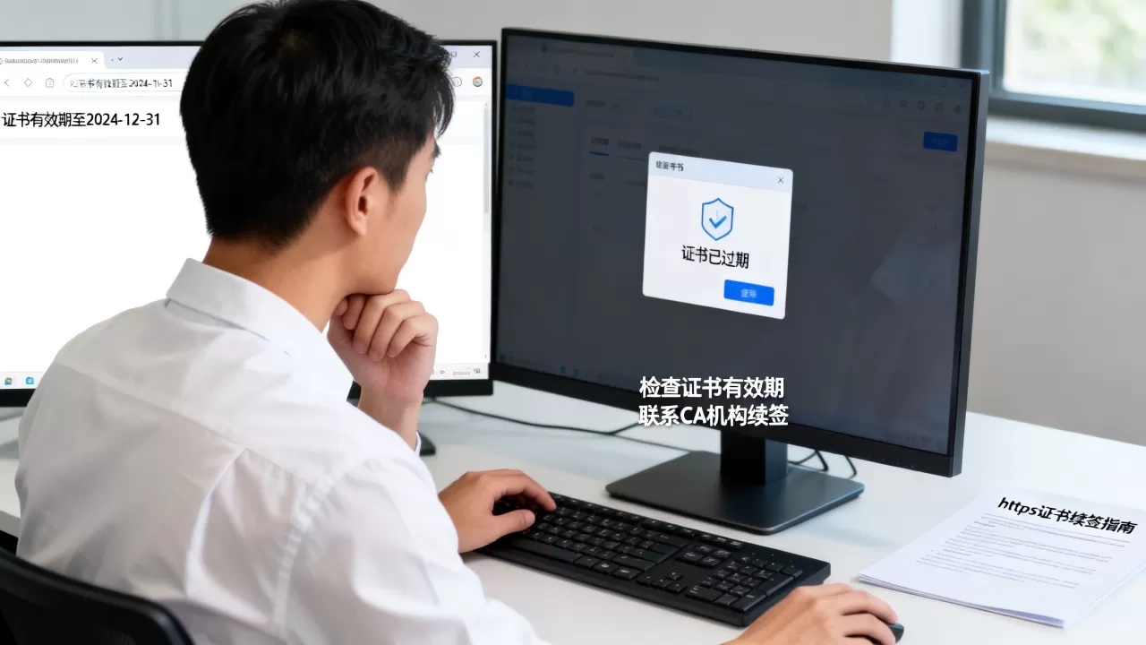 https证书过期怎么办?如何快速解决https证书过期 https证书过期怎么办?如何快速解决https证书过期