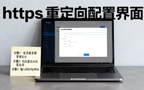 https域名重定向怎么设置？https域名重定向到http