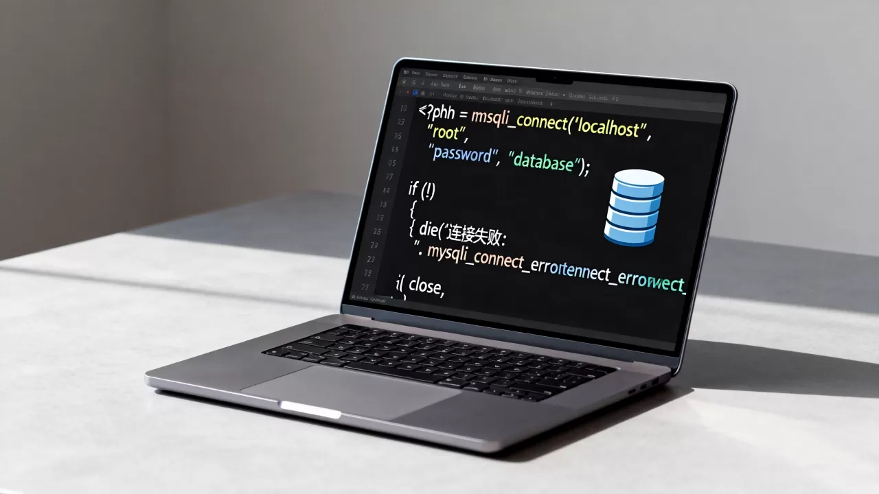 html怎么连接mysql数据库，php连接mysql数据库代码