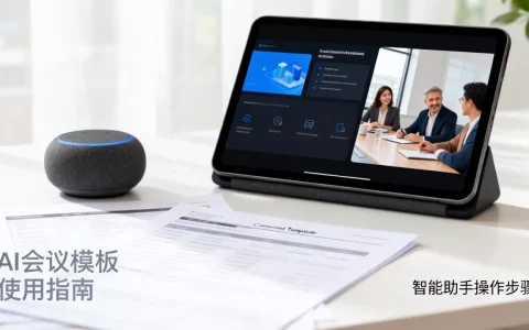 AI和会议模板怎么用？AI智能助手怎么使用