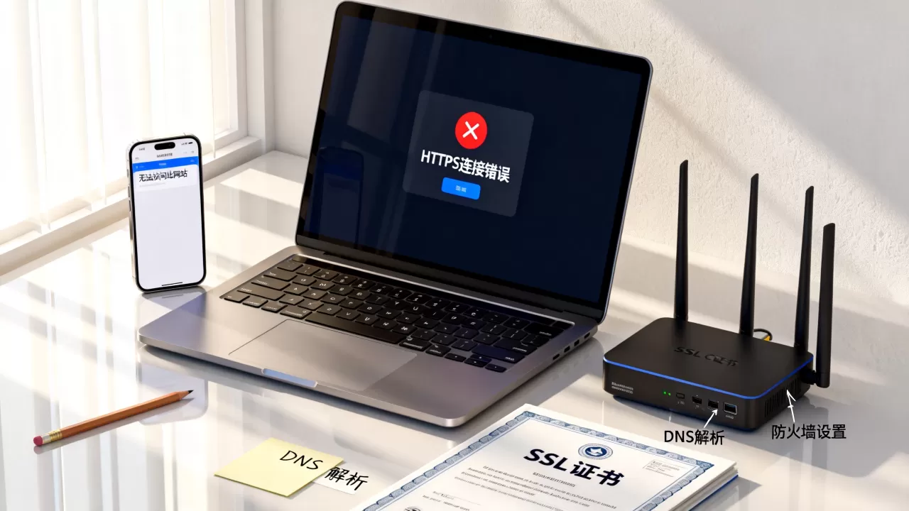 为什么https域名访问不了？https网站打不开怎么解决