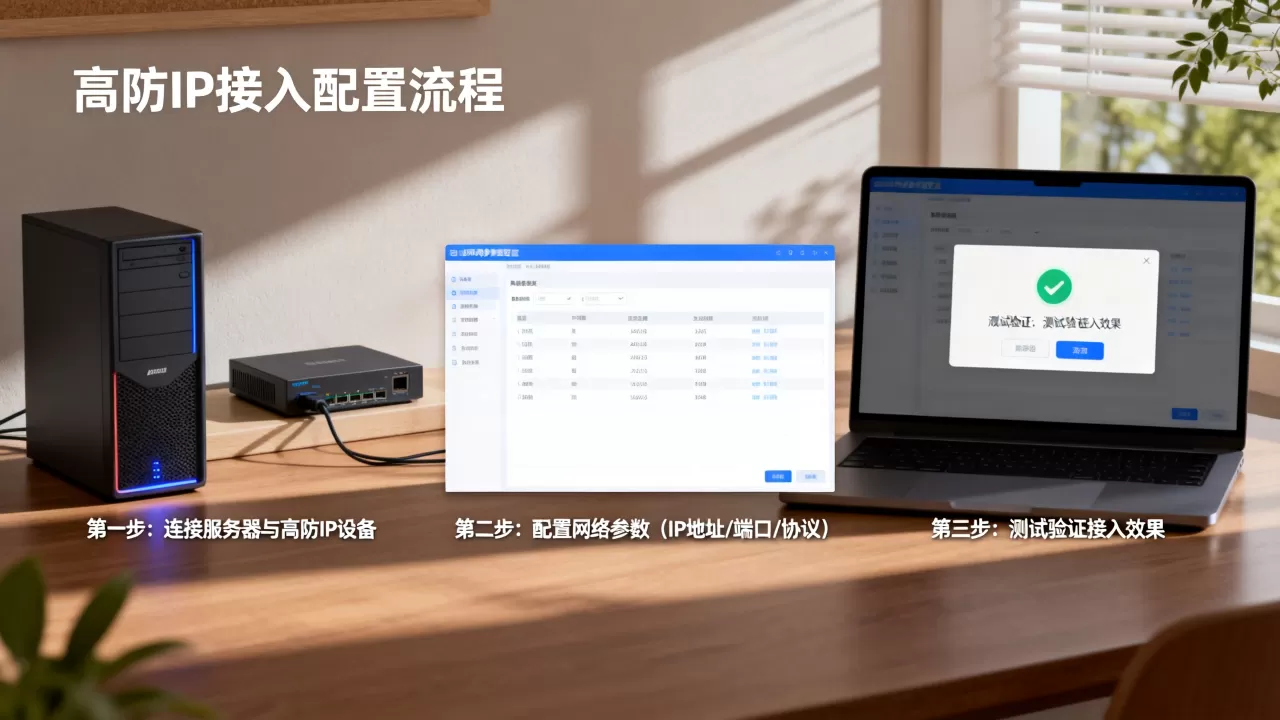 高防ip接入怎么配置？高防ip接入流程详解