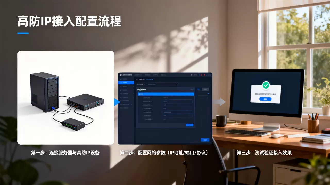 高防ip接入怎么配置？高防ip接入流程详解