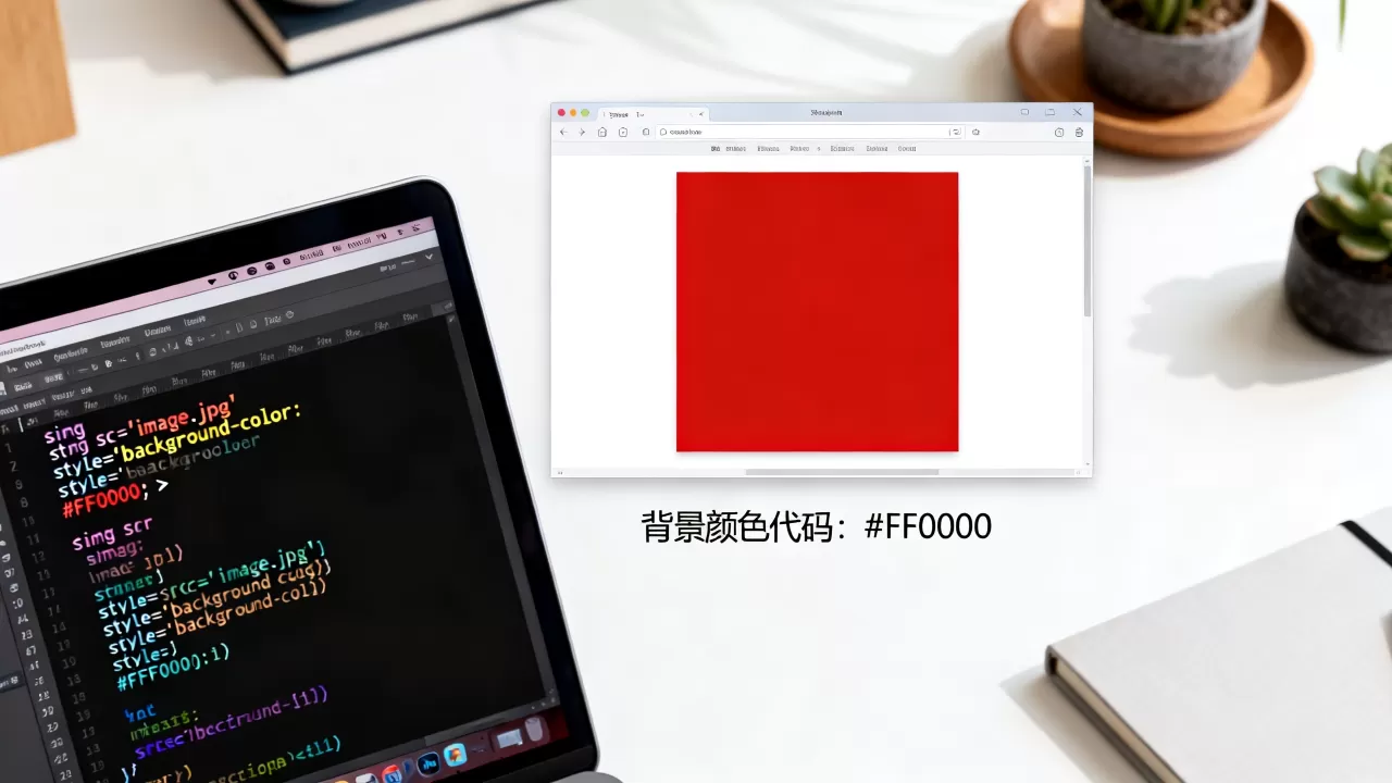 HTML如何设置图片底色？html背景颜色代码
