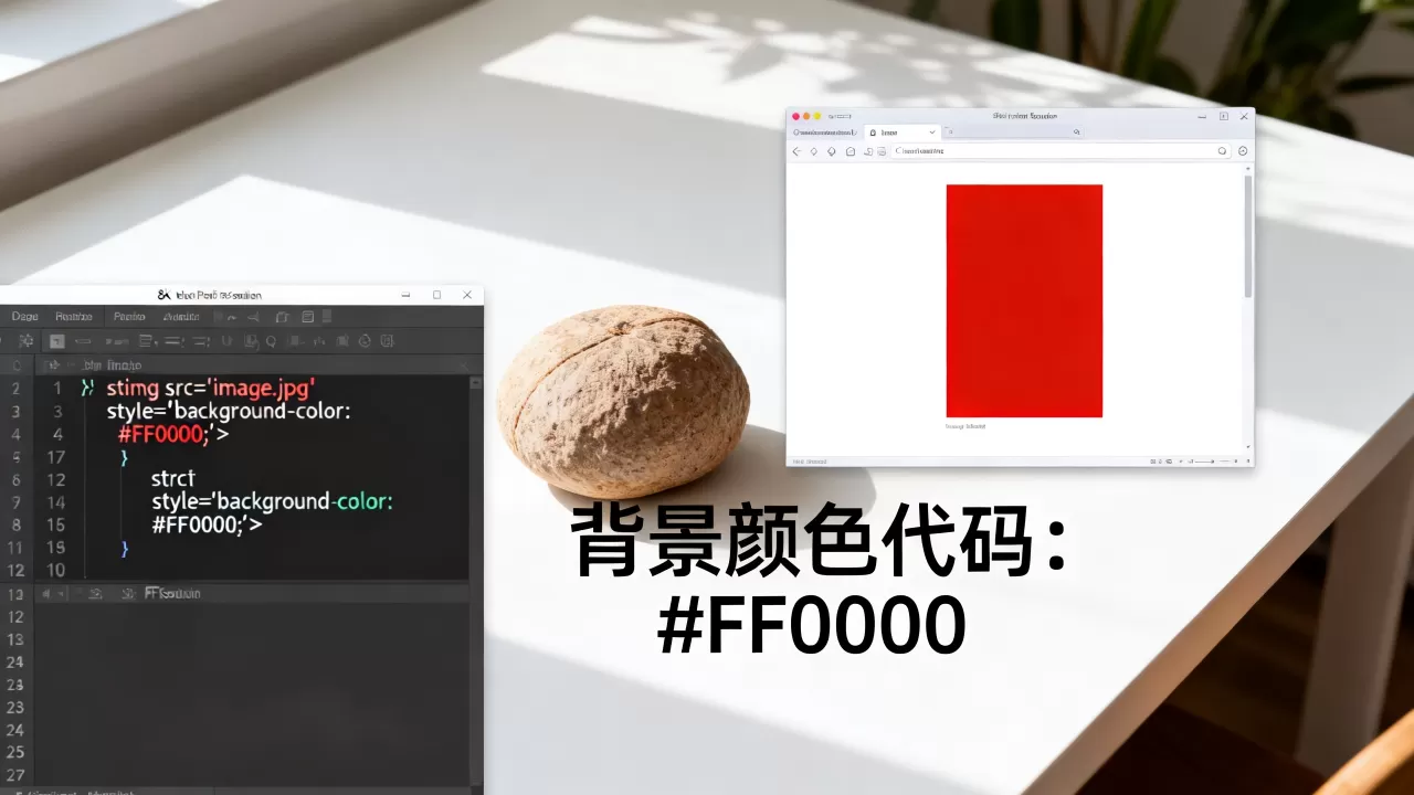 HTML如何设置图片底色？html背景颜色代码