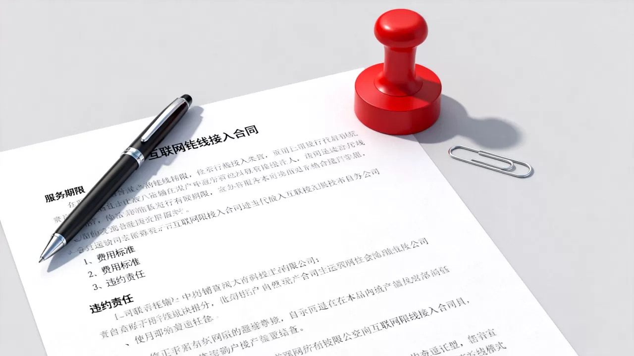 互联网专线接入合同怎么签?2026年最新范本免费下载 互联网专线接入合同怎么签?2026年最新范本免费下载