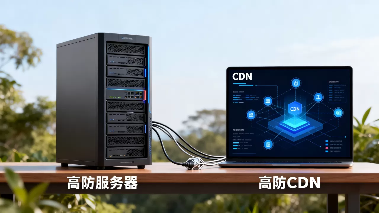 高防cdn和高防服务器选哪个？高防cdn和高防服务器区别