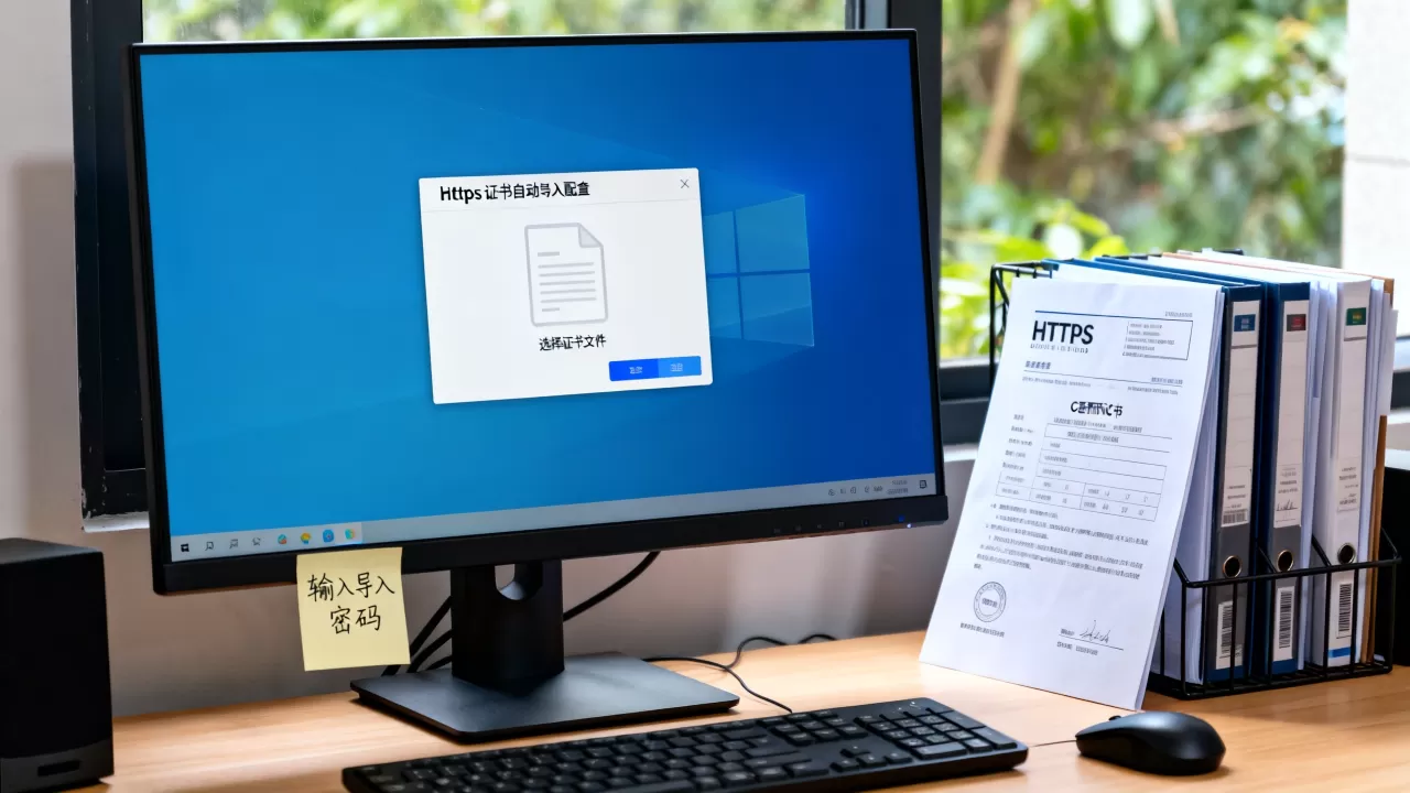 https证书怎么自动导入?https证书自动导入配置教程 https证书怎么自动导入?https证书自动导入配置教程