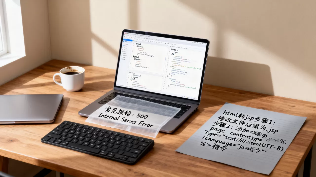 html页怎么改成jsp?html转jsp报错怎么解决 html页怎么改成jsp?html转jsp报错怎么解决