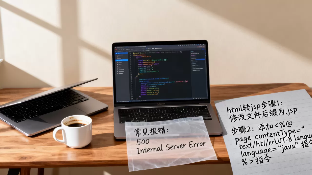 html页怎么改成jsp?html转jsp报错怎么解决 html页怎么改成jsp?html转jsp报错怎么解决
