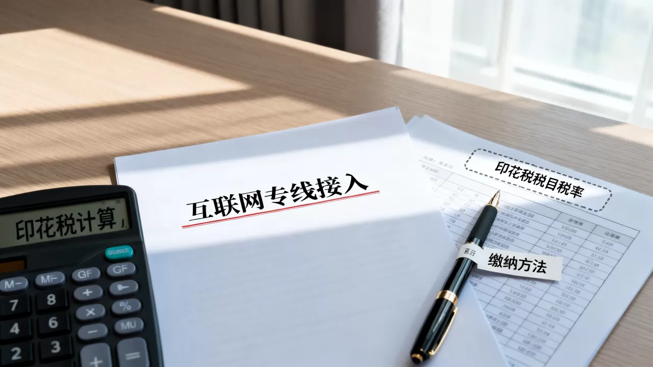 互联网专线接入要交印花税吗？印花税税目税率及缴纳方法