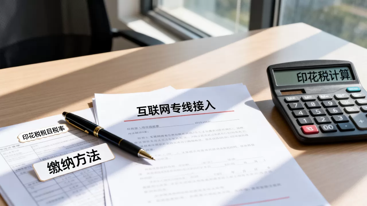 互联网专线接入要交印花税吗？印花税税目税率及缴纳方法