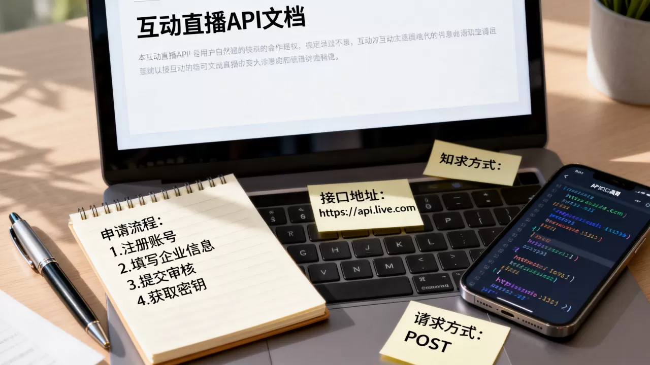互动直播api怎么用？互动直播api接口申请流程