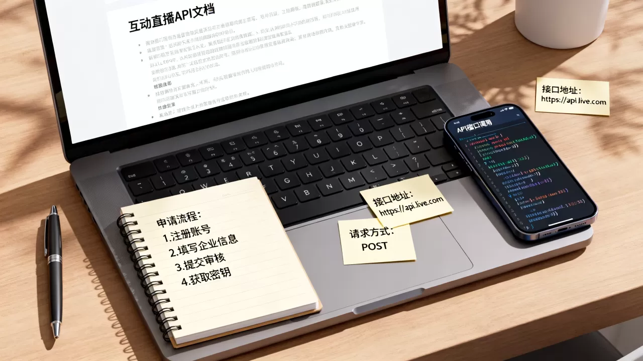 互动直播api怎么用？互动直播api接口申请流程