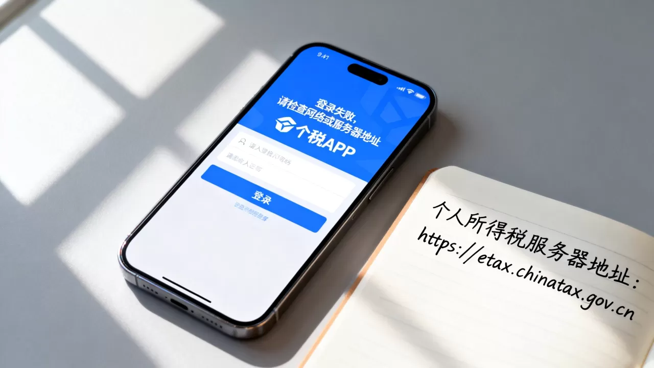 个人所得税服务器地址是多少？个税APP登录不上怎么办