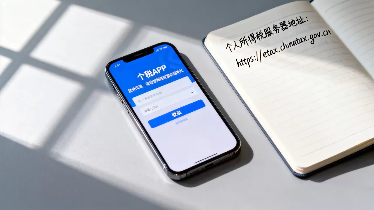 个人所得税服务器地址是多少？个税APP登录不上怎么办