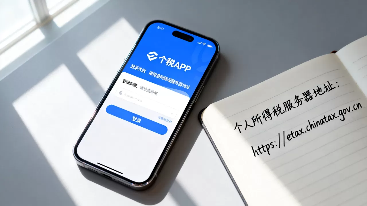 个人所得税服务器地址是多少？个税APP登录不上怎么办