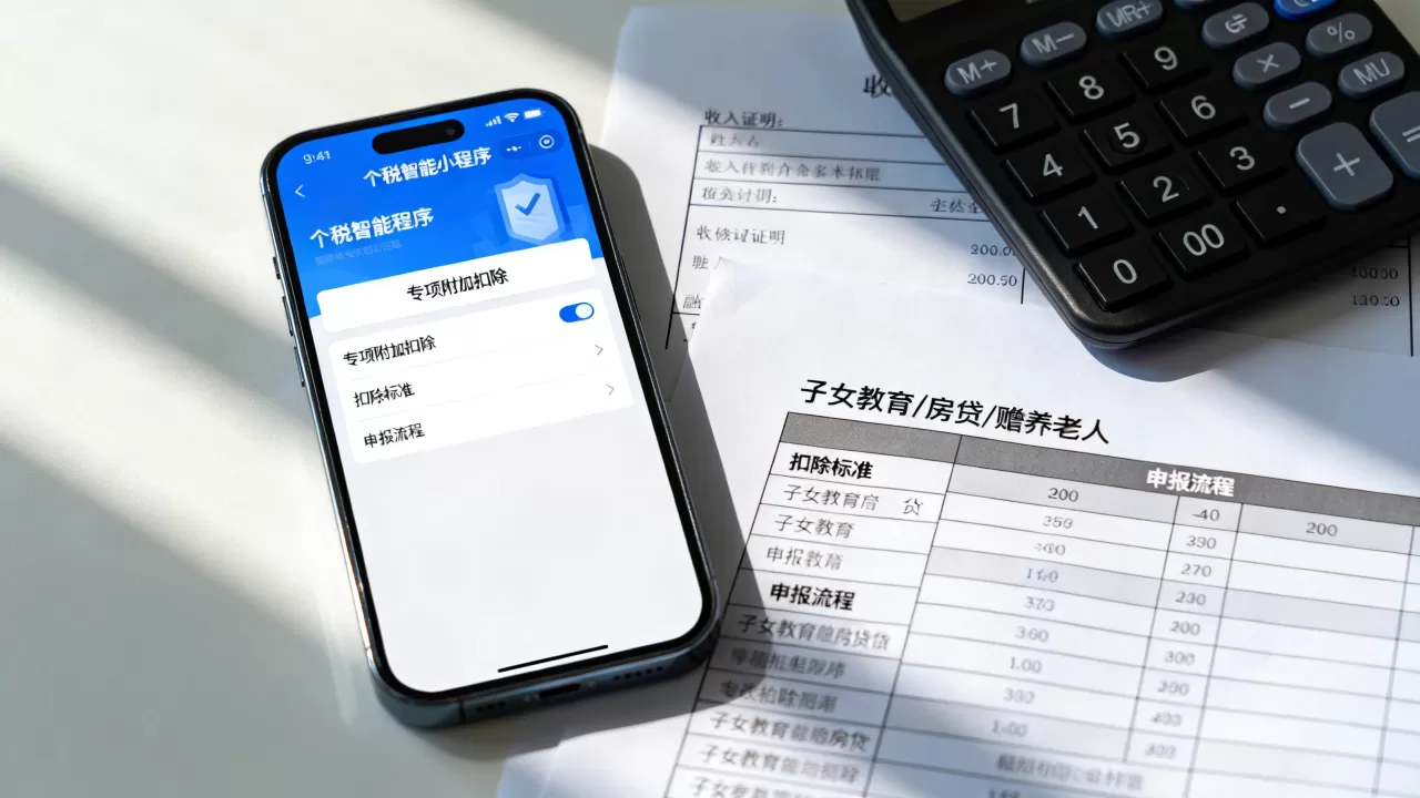 个税智能小程序怎么用？个人所得税专项附加扣除怎么算
