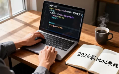 html网页主页代码怎么写？2026年最新html网页代码教程