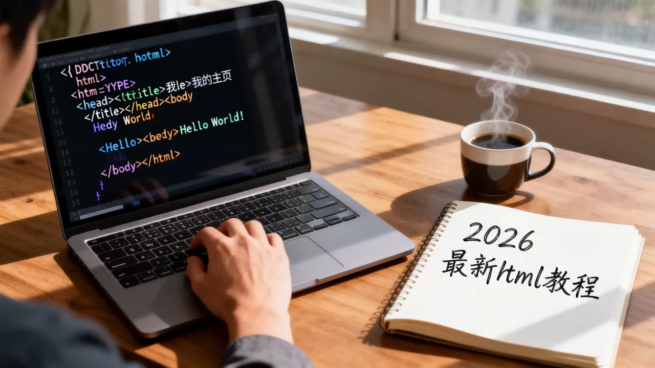 html网页主页代码怎么写？2026年最新html网页代码教程