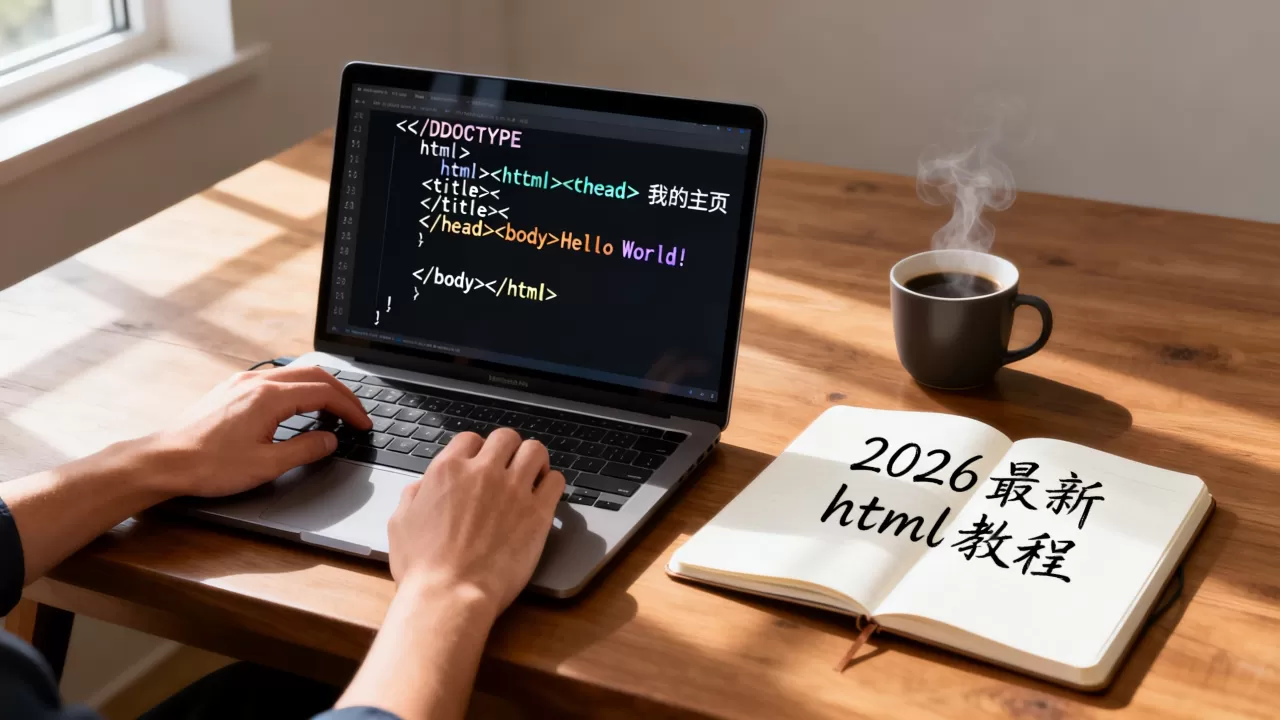 html网页主页代码怎么写？2026年最新html网页代码教程
