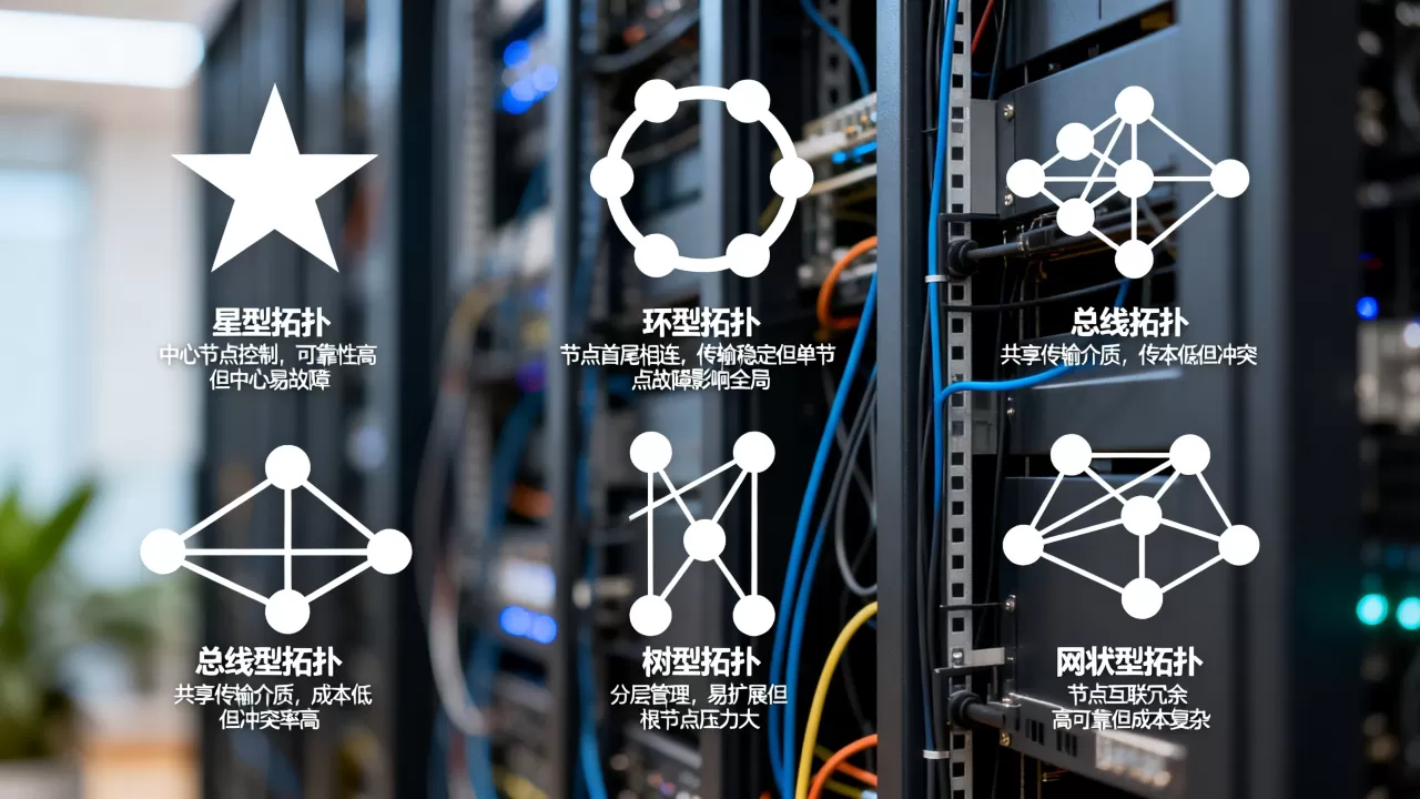互联网典型网络结构有哪些?常见网络拓扑结构优缺点 互联网典型网络结构有哪些?常见网络拓扑结构优缺点