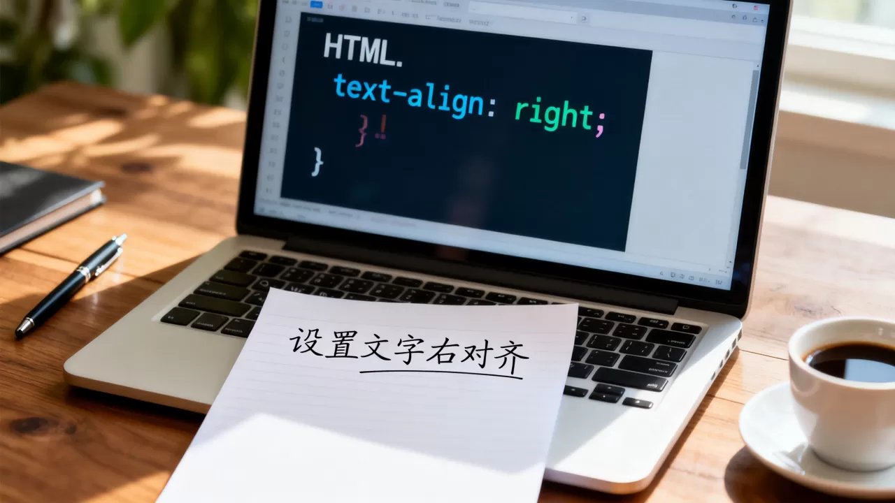 HTML文字靠右怎么设置?html右对齐代码怎么写 HTML文字靠右怎么设置?html右对齐代码怎么写