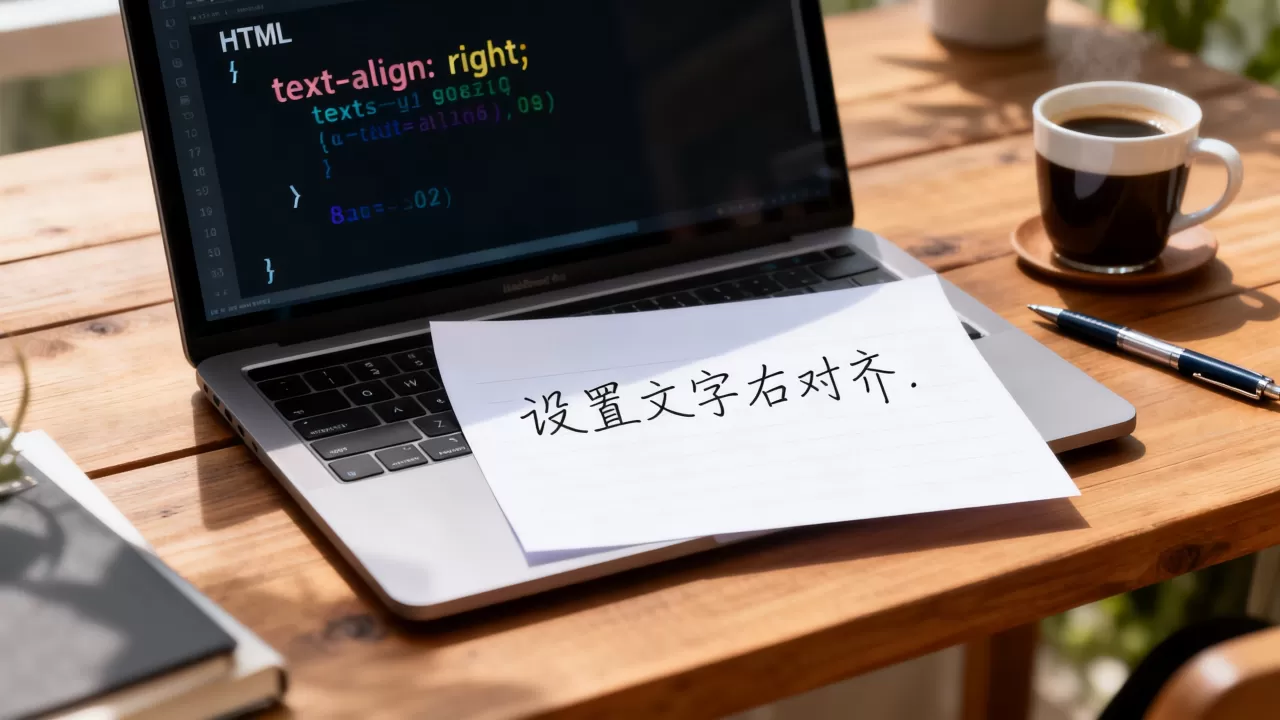 HTML文字靠右怎么设置?html右对齐代码怎么写 HTML文字靠右怎么设置?html右对齐代码怎么写