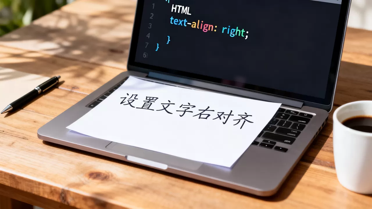HTML文字靠右怎么设置?html右对齐代码怎么写 HTML文字靠右怎么设置?html右对齐代码怎么写