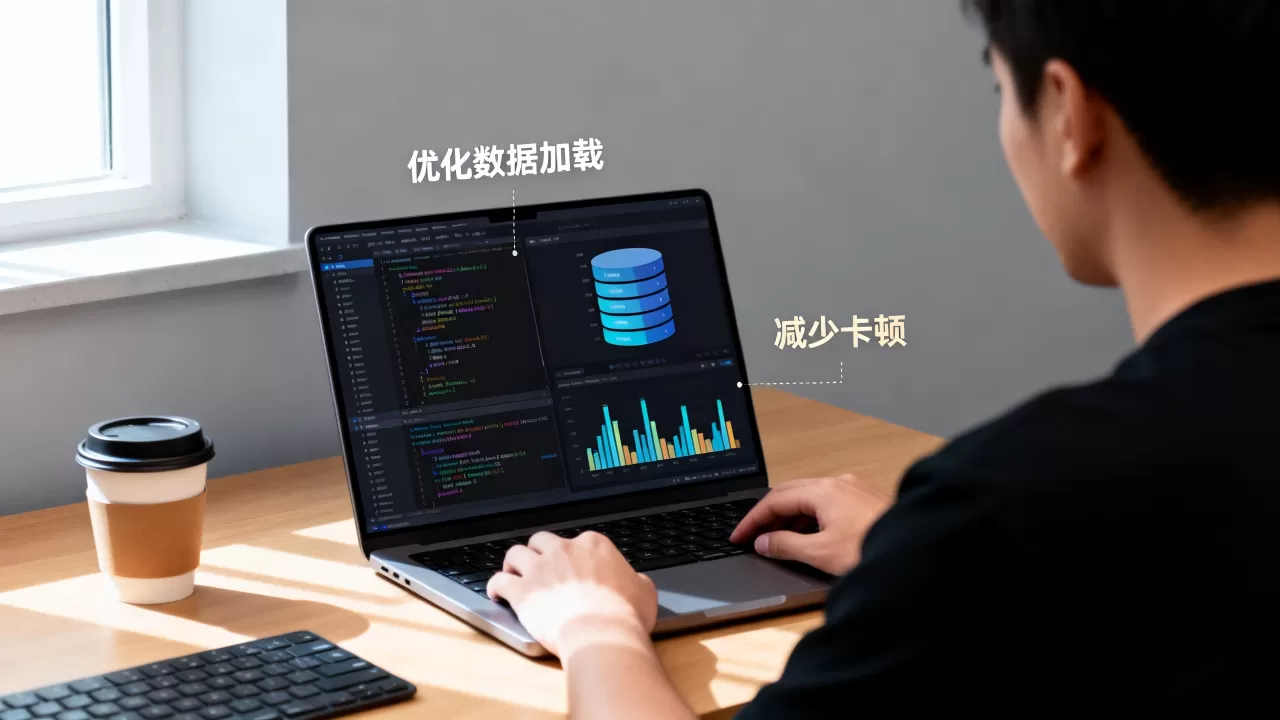 ajax加载大量数据库卡顿怎么办？如何优化前端数据加载性能