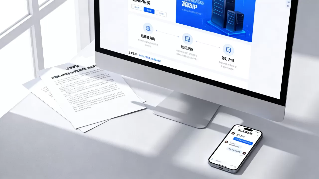 高防IP怎么买才靠谱？高防IP购买流程及注意事项