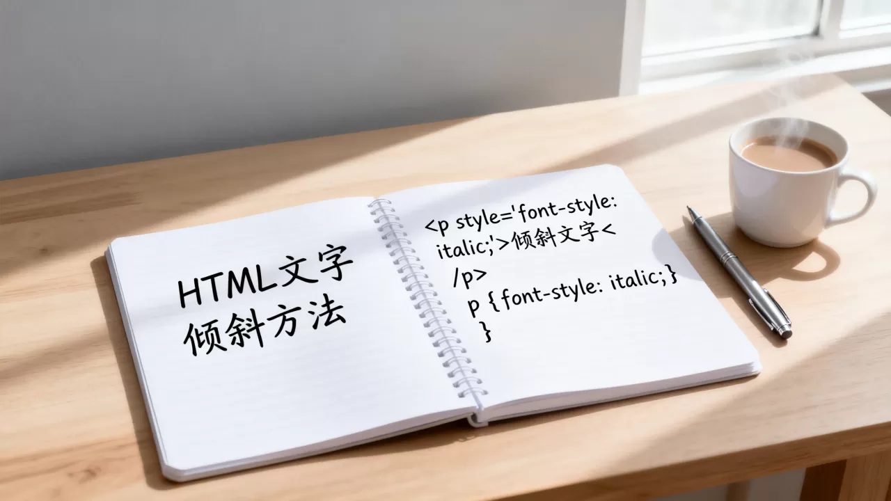 HTML文字怎么倾斜?css让文字倾斜的常用方法 HTML文字怎么倾斜?css让文字倾斜的常用方法