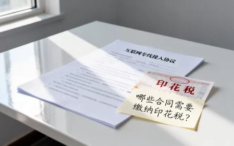 互联网专线接入协议要交印花税吗？哪些合同需要缴纳印花税