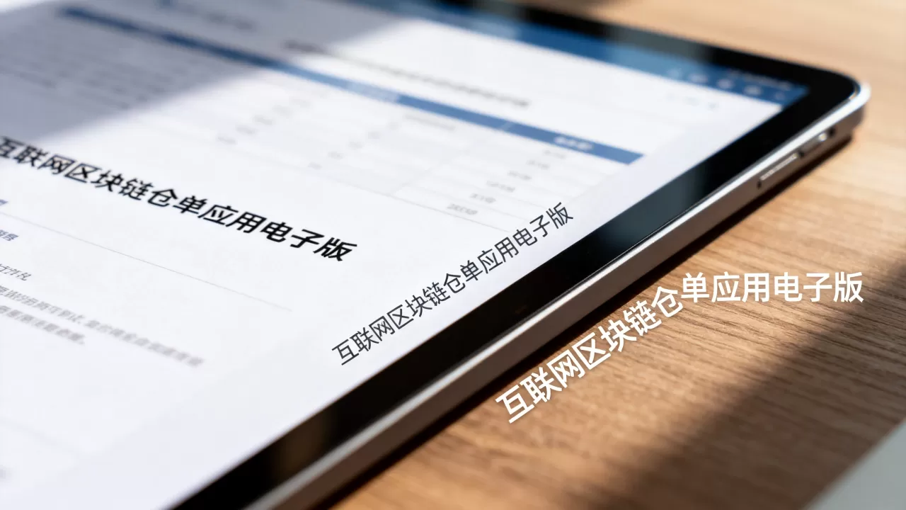 互联网区块链仓单应用电子版 互联网区块链仓单应用电子版