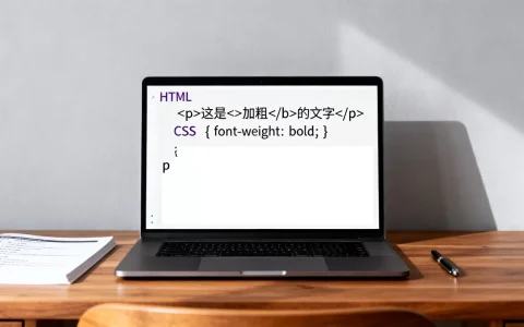 HTML如何让字体加粗？网页代码字体变粗方法