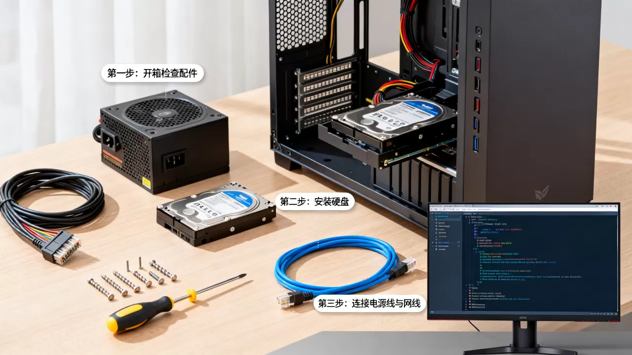个人怎么安装服务器？新手如何从零开始搭建家用服务器
