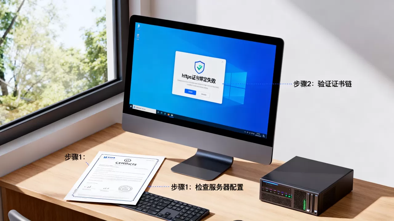 https证书绑定失败怎么办?https证书免费申请流程 https证书绑定失败怎么办?https证书免费申请流程