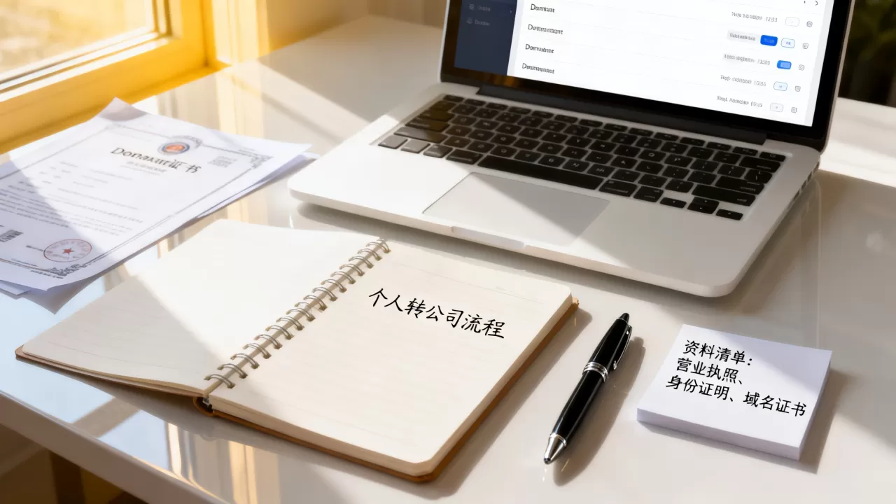 个人域名能转公司吗?域名变更主体需要哪些资料 个人域名能转公司吗?域名变更主体需要哪些资料