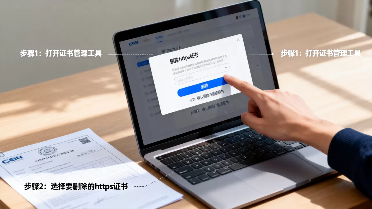 https证书怎么删除才能彻底清除？删除https证书详细步骤