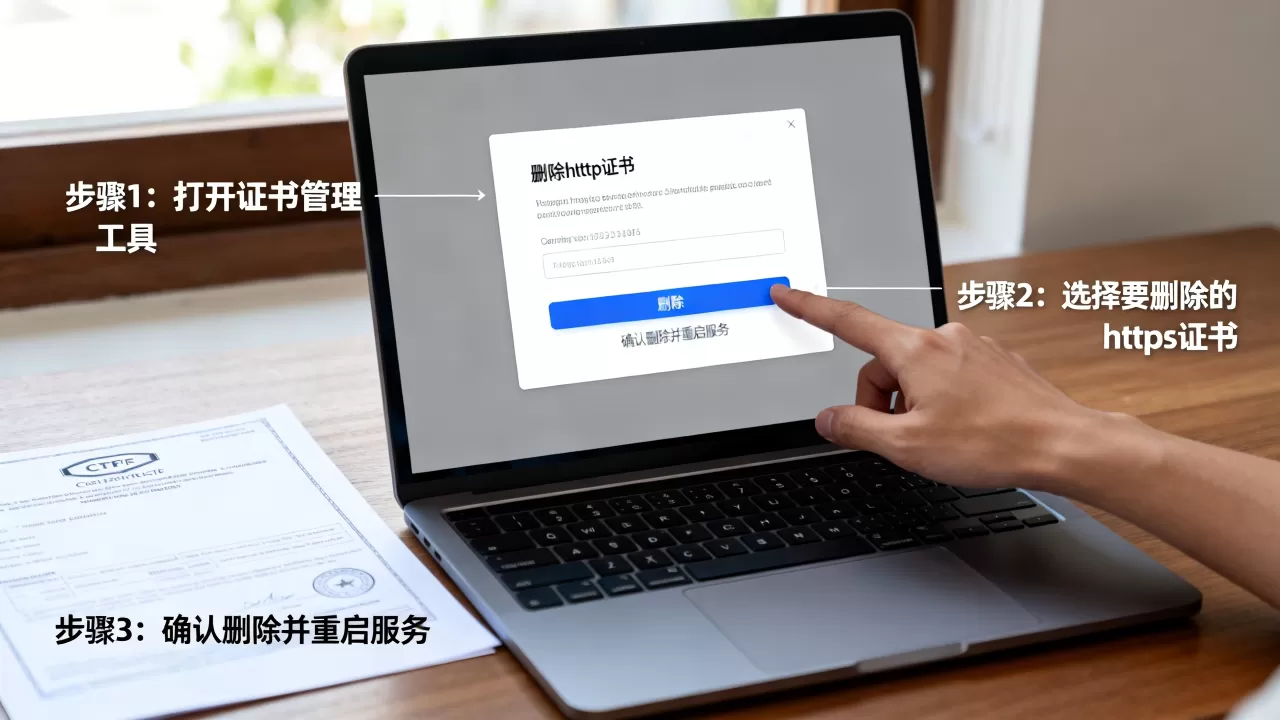 https证书怎么删除才能彻底清除？删除https证书详细步骤