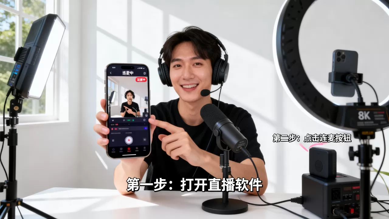 互相视频音频的直播怎么开？直播连麦功能怎么使用